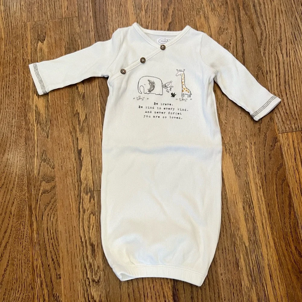 Mud Pie Baby Gown, 0-3 months